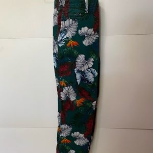Gap Floral Khakis